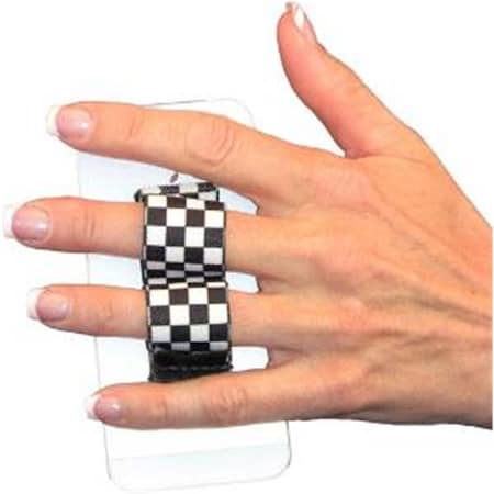 Phone Grip - Fits Most Black & White Checkers